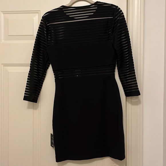 Perfect Mesh Black Bodycon Dress/NWT/S - Picture 16 of 16